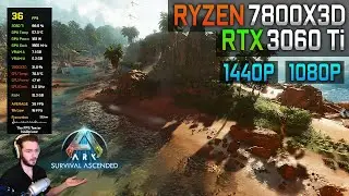 Ark Survival Ascended - RTX 3060 Ti - 1080p, 1440p