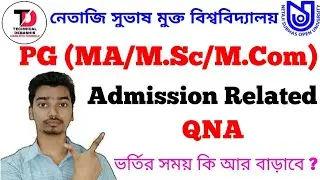 NSOU PG Admission Related QNA