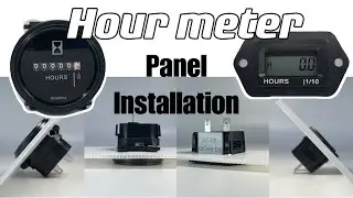 HOUR METER B02-H009 B02-H063AD PANEL Installation │RICO Instrument