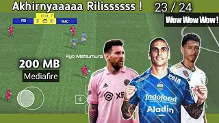EFOOTBALL PES 2023 PPSSPP MOD BRI LIGA INDONESIA & EROPA 200 MB UKURAN RINGAN NEW UPDATE