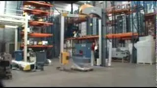 Palletwikkelaar Contimeta - Cobra 3 halfautomatische foliewikkelaar (wrapping machine)