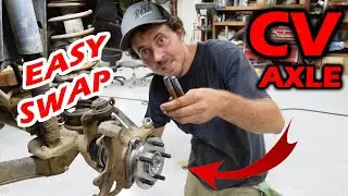 Discover The Easy Step-by-step Process For Swapping To CV Axles! Only Takes 4-5 Tools!!