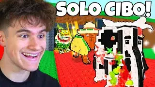DA POVERO A RICHISSIMO CON SOLO BRAINROT CIBO! CHALLENGE ESTREMA!