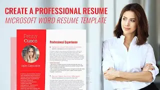 Resume Template Tutorial - How To Edit Word Resume Template Tucana