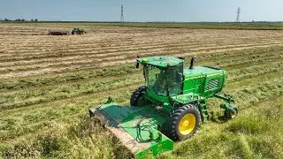 Baling Hay and Cutting More