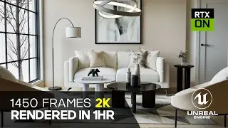 PHOTOREALISTIC ARCHVIZ ANIMATION  | UE 5 + LUMEN |  LIVING ROOM | RTX