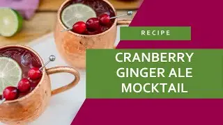 Cranberry Ginger Ale Mocktail