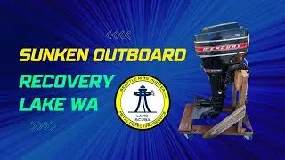 Sunk 1969 Mercury 9.8 HP Outboard Engine Recovery From Lake Washington