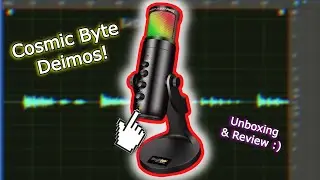 Cosmic Byte Deimos RGB USB Cardioid Microphone🎙️Review! | Unboxing & Review | Budget Microphone!🔥