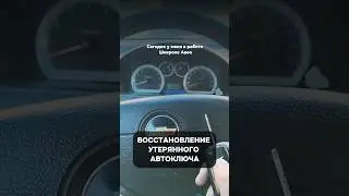 Восстановили утерянный ключ для Шевроле Авео 2008 года #автомобили #автомобильныйключ #автоключи