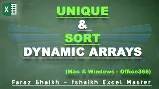 ⚡️Dynamic Arrays Unique & Sort