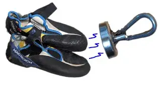 MAGNET FOR CLIMBING SHOES