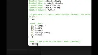 Laravel Crud Generator how to use (misterdebug)
