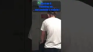 Travelling cinéma sur une poubelle