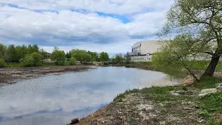 Коломна . река Коломенка 8 мая 2023.