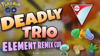 THIS META TRIO IS DEADLY INSANE 🔥 IN ELEMENT CUP REMIX  | POKEMON GO PvP BATTLES | BIKU