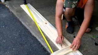 How To Make Your Own Fishing Rod Rack. (Part 1 of 2)