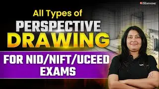All Types of Perspective Drawing 🖌️🎨| How to Draw Perspective 🤔| For NID/NIFT/UCEED Exams