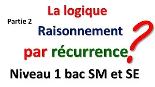 EXERCICES SUR LA LOGIQUE LE RAISONNEMENT PAR RECURRENCE PARTIE 2 NIVEAU 1 BAC SM ET SEXP