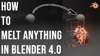 How to Melt Anything In Blender - GeoMelter Demo