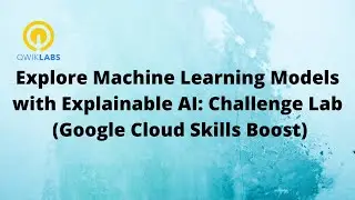 Explore Machine Learning Models with Explainable AI Challenge Lab-[GSP324]