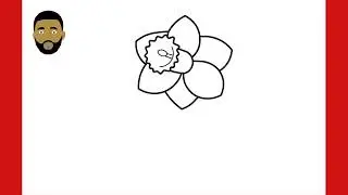 How To Draw Daffodil flower
