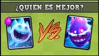 ESPIRITU ELECTRICO vs ESPIRITU DE HIELO | 1 VS 1 CLASH ROYALE RETO