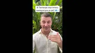 Что происходит в Таиланде, когда температура опускается до 27 градусов тепла?