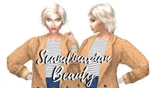 The Sims 4: CAS | Scandinavian Beauty + FULL CC LIST & SIM DOWNLOAD!