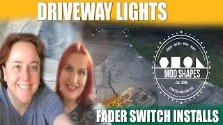 ModShapes Saturday Night Lights - Installing Driveway Lights and a Hallway Dimmer Switch