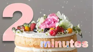 HOW TO BAKE A CAKE IN MINUTES