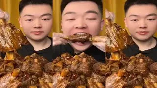 ASMR MUKBANG | Spicy lamb shank #mukbang #asmr
