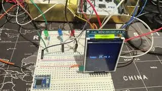 LM75 Temperature Monitor with ST7735S Display using STM32 Demo