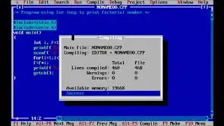 C Programming and Coding for Beginners Part 15 | Factorial using for loop | C coding | PremnArya