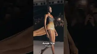 Anok Yai For a Mugler 2024, THIS IS ART✨ #anokyai #mugler #runway