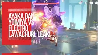 GENSHIN LEAK ! YOIMIYA DAN AYAKA VS ELECTRO LAWACHURL!