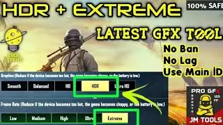 Best gfx tool for pubg mobile Max out frame rate | HDR+EXTREME | ENERGY OFFICIAL |