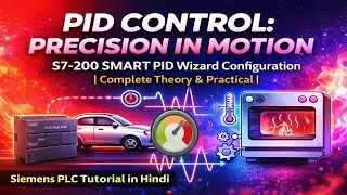 S7-200 SMART PID Wizard Configuration | Complete Theory & Practical | Siemens PLC Tutorial in Hindi