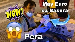 First Dumpster diving in Spain || Jockpot agad May Euro sa basura