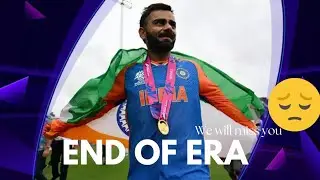 Heartbreaking News / End of Era / King Kohli Announces Retirement form T-20 #kohli #cricket #legend