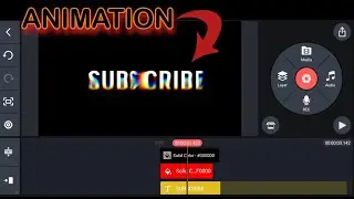 Prismatic Dissolve Text Animation With Kinemaster | How To Use Kinemaster