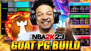 THE GOAT PG BUILD NBA2K23 ~ BEARDABEAST PG BUILD