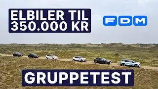 Stor test af de bedste elbiler til 350.000 kr
