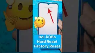 Itel A05s Factory Reset Hard Reset⚡