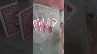 cards falling