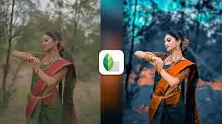 New Snapseed Dark Blue Effect Photo Editing Trick 🔥 | Snapseed Background Colour Change Trick