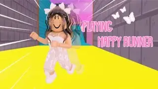 Playing HAPPY RUNNER!! (I am back uploading!)