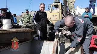 Задержание браконьеров на рыбалке. Конфискация.