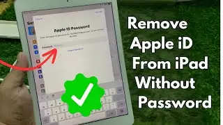 How To Remove Apple iD From iPad Without Password ! Signout Apple iD iF Forgot Password !2024 Method