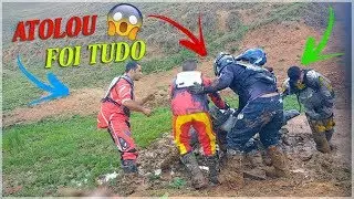 TRILHA DE MOTO! TRILHA COM DIREITO A CAPOTE E ATOLEIRO 😂 ‹ Parte 2/2 ›